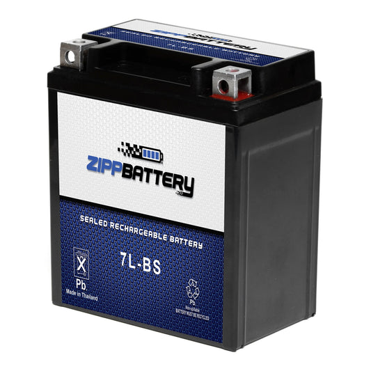 Zipp Battery Ytx7l-bs (7l-bs 12 Volts,6 Ah, 75 Cca) Atv Battery for Kawasaki 450cc Kfx450r 2009