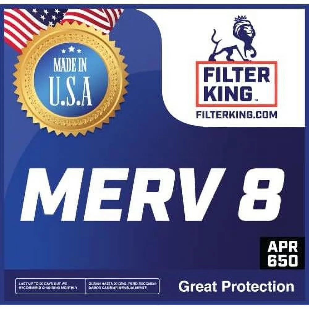 12 X 12 X 1 Air Filter | 4-PK | MERV 8 HV Pleated Furne Filters | tual Size 12 X 12 X .75