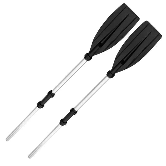 1 Pair 49.6 inches - Heavy Duty Aluminum Alloy Load Boat Oars for Inflatable Kayaks Canoe Raft Rubber Dinghy