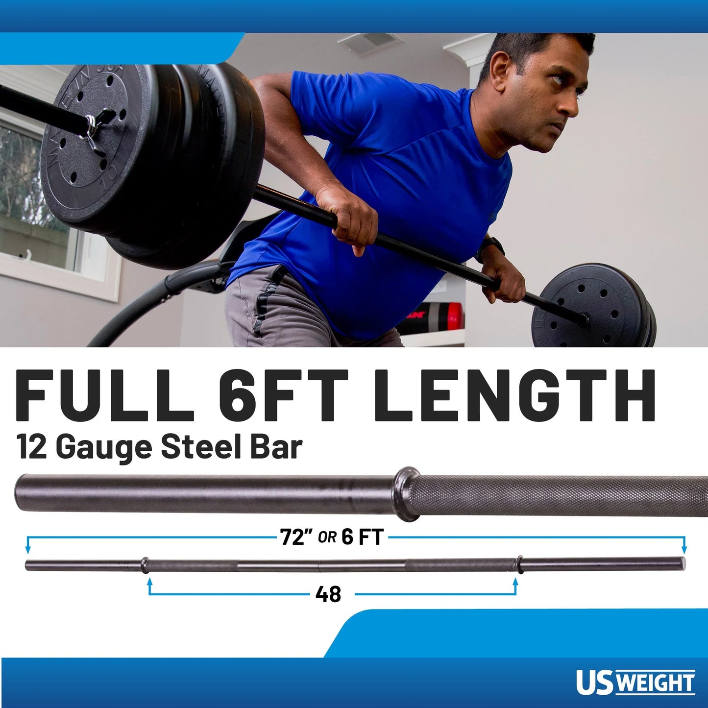 105 lb Barbell and Dumbell Load Set Featuring Two 20 lb., Four 10 lb. and Four 5 lb. Mass Two Dumbbell Bars & Full 6-foot Length Bar