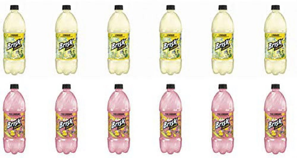 - Brisk Lemonade Pack 1L Plastic Bottle, 12 Per Case, Lemonade , Lemonade