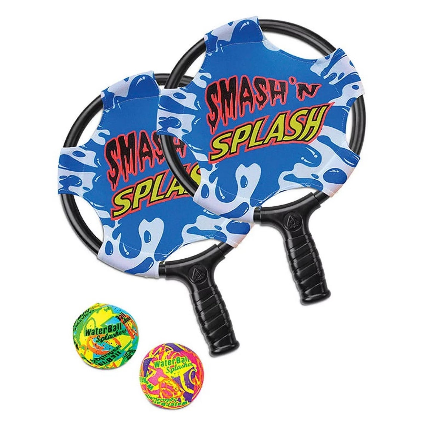 14.75" Blue and White Smash 'N' Splash Paddle Ball Swimming Pool Game