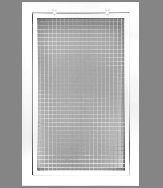 16" x 20" Cube Core Eggcrate Return Air Filter Grille for 1" Filter