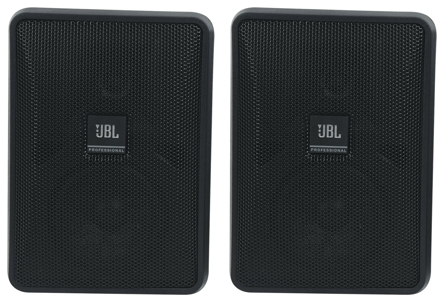 (6) JBL Control 23-1 Jet 3" Indoor/Outdoor 70v Commercial Wall Speakers + Amp