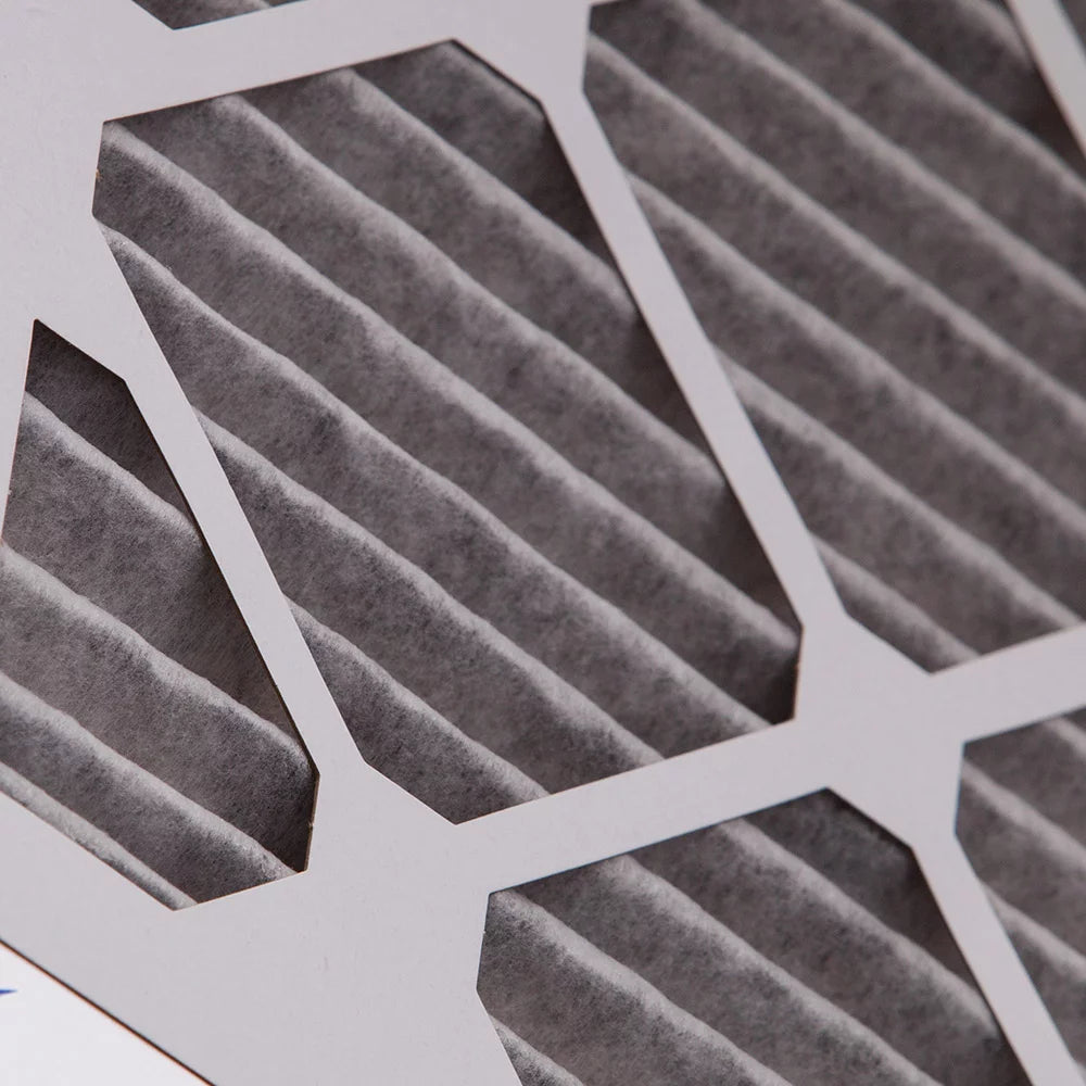 15x20x1 (14_1/2x19_1/2) Furnace Air Filters MERV 12 Pleated Plus Carbon 12 Pack