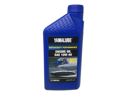 Yamaha Genuine OEM Yamalube Marine 10W-40 Oil LUB-10W40-WV-12