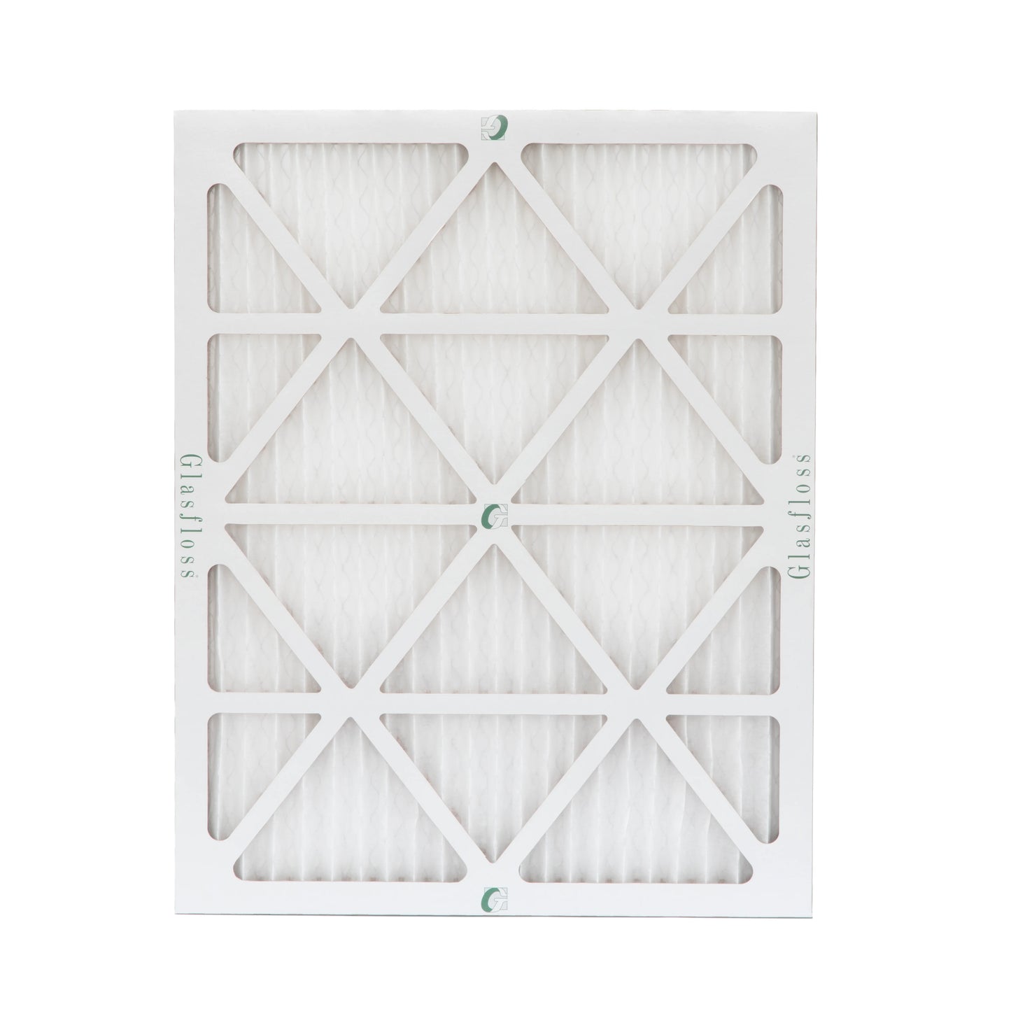 12 Pack of 20x22x1 MERV 10 Pleated Air Filters by Glasfloss. Actual Size: 19-1/2 x 21-7/8 x 7/8