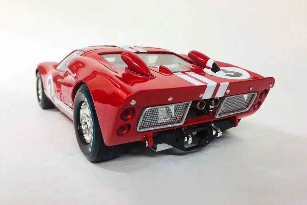 1966 Ford GT-40 MK II Le Mans #3, Red - Shelby Collectibles SC406R - 1/18 scale Diecast Car