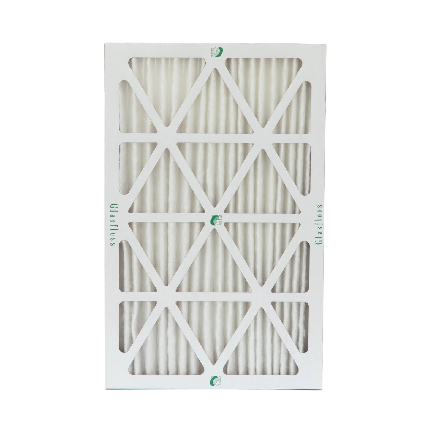 12 Pack of 16x24x2 MERV 10 Pleated 2" Inch Air Filters by Glasfloss. Actual Size: 15-1/2 x 23-1/2 x 1-3/4