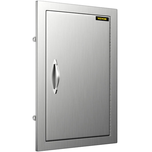 14x20 Inch Vertical Stainless Steel BBQ Access Door - Ideal for Outdoor Kitchen, BBQ Island, and Grill Station