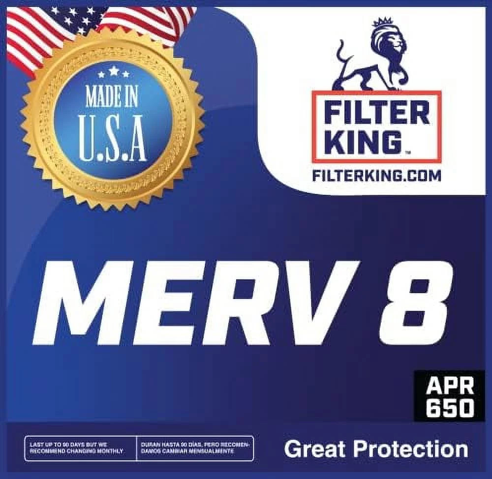 12 X 12 X 1 Air Filter | 4-PK | MERV 8 HV Pleated Furne Filters | tual Size 12 X 12 X .75