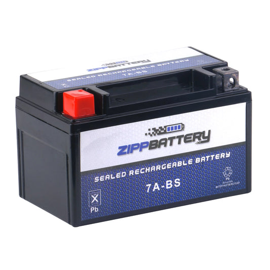 Zipp Battery YTX7A-BS (7A-BS 12 Volt,6 Ah, 100 CCA) Sealed AGM Atv Battery for Kasea Ks, Ku Models 90cc Years (all Years)