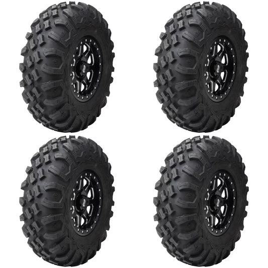 (4 Pack) Tusk Megabite Radial Tire 27x9-12 For POLARIS RZR 900 Trail Fox Edition 2020