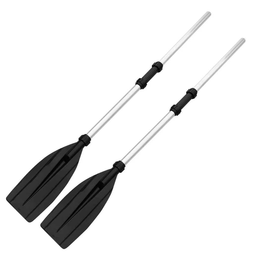 1 Pair 49.6 inches - Heavy Duty Aluminum Alloy Load Boat Oars for Inflatable Kayaks Canoe Raft Rubber Dinghy