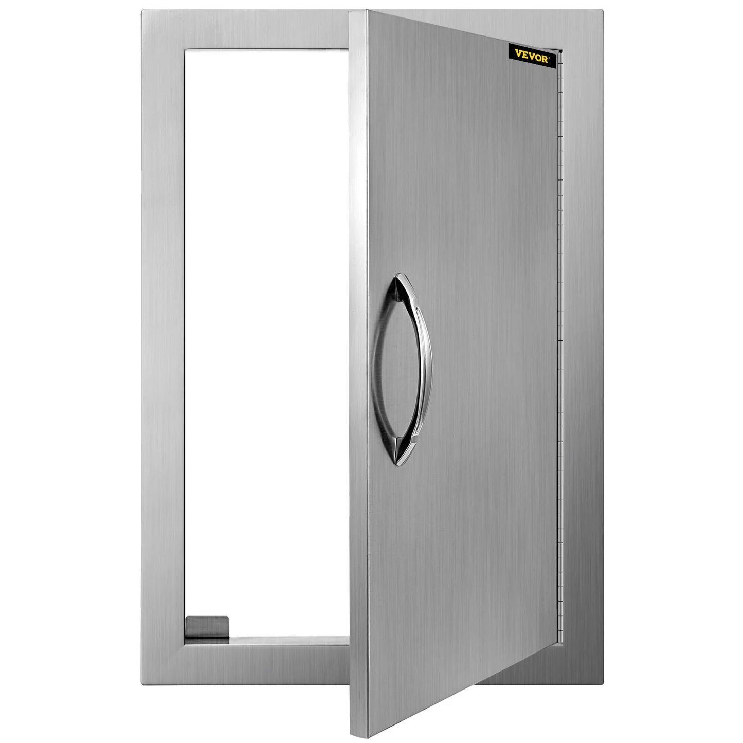 14x20 Inch Vertical Stainless Steel BBQ Access Door - Ideal for Outdoor Kitchen, BBQ Island, and Grill Station